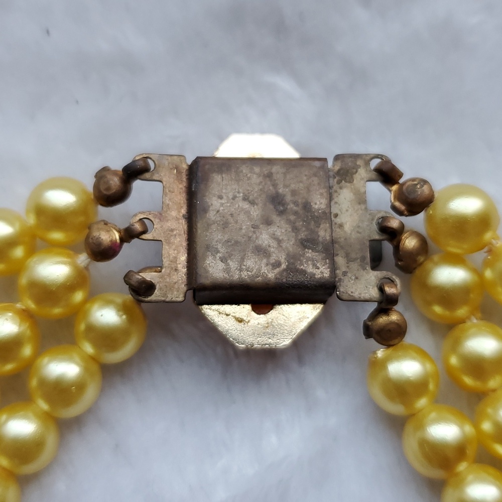 Vintage MCM Multi-Strand Chunky Statement Beaded Necklace - Picture 9 of 12